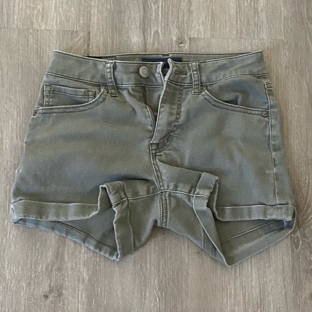 Aeropostale, Women’s, Juniors, Green, high waisted, shorts, size 0
